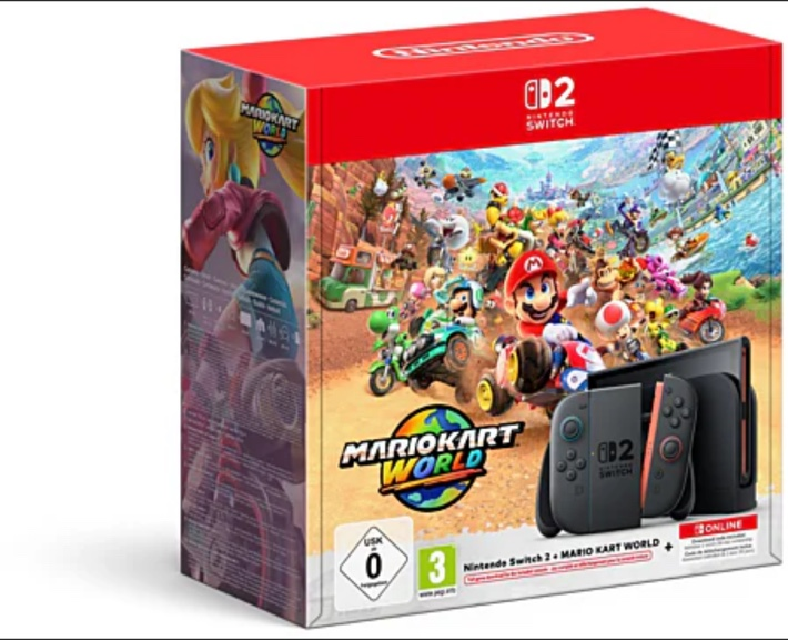 Pack Nintendo Switch 2 + Mario Kart World + Nintendo Switch Online 3 mois