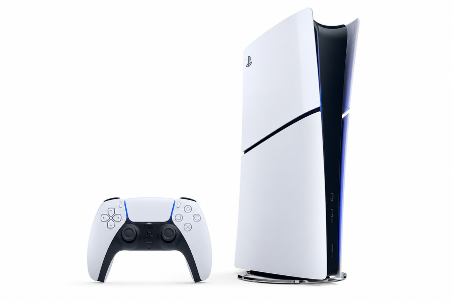 Console Sony PlayStation 5 Slim Édition Numérique – 825 Go – Blanc