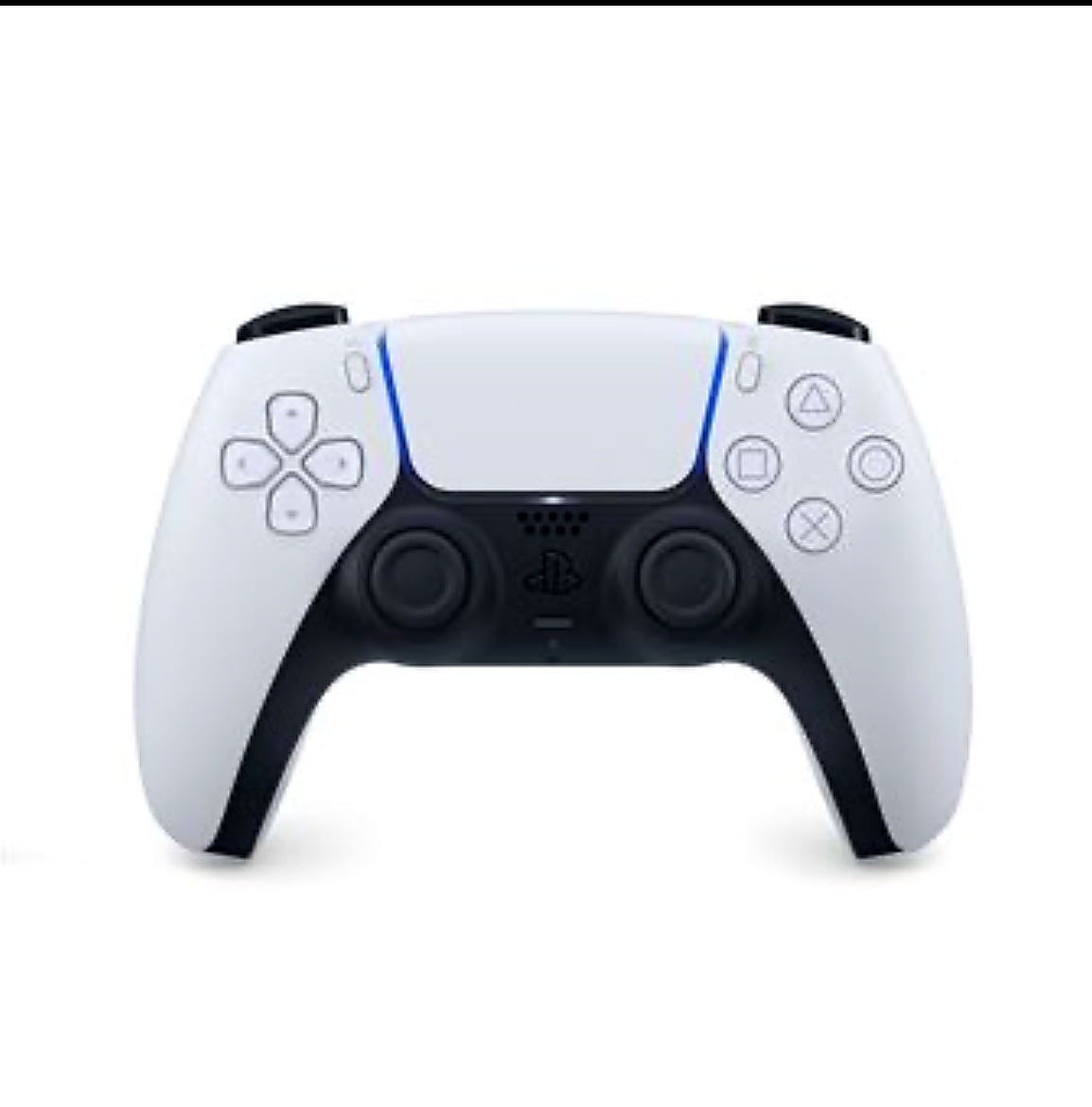 Manette sans fil Sony DualSense – Blanc – PS5 et PC – photographie d'origine retouchée 1