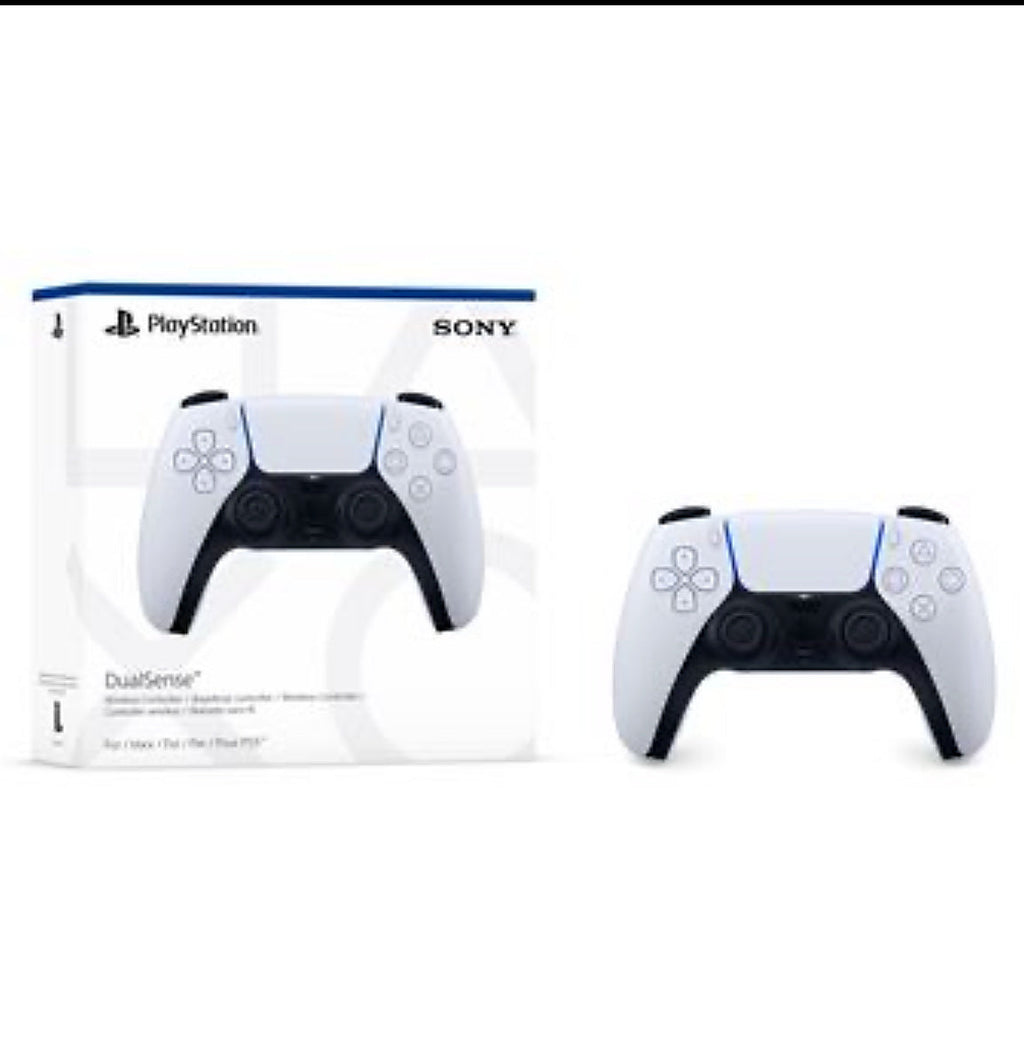 Manette sans fil Sony DualSense – Blanc – PS5 et PC – photographie d'origine retouchée 2